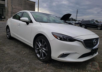 Mazda 6 Grand Touring 2016 White 2.5L 4 vin: JM1GJ1W52G1419007
