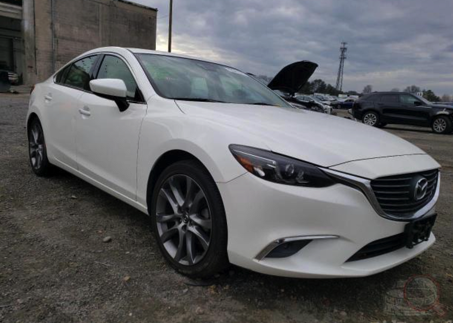Mazda 6 Grand Touring 2016 White 2.5L 4 vin: JM1GJ1W52G1419007