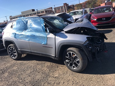 Jeep Compass Trailhawk 2019 Silver 2.4L 4 vin: 3C4NJDDB8KT667880