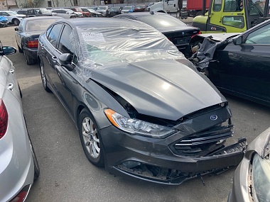 Ford Fusion S 2017 Gray 2.5L vin: 3FA6P0G73HR198552