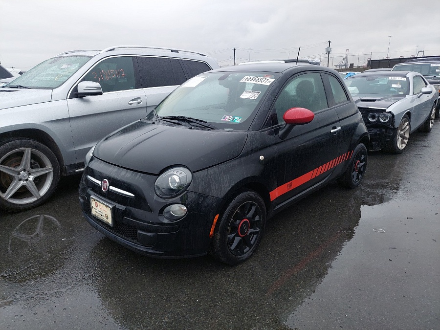 Fiat 500 Pop 2016 Black 1.4L 4 vin: 3C3CFFAR8GT209869