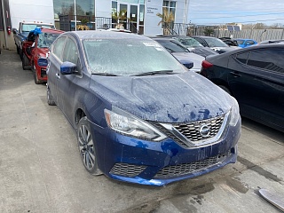Nissan Sentra S 2019 Blue 1.8L 4 vin: 3N1AB7AP1KY446088