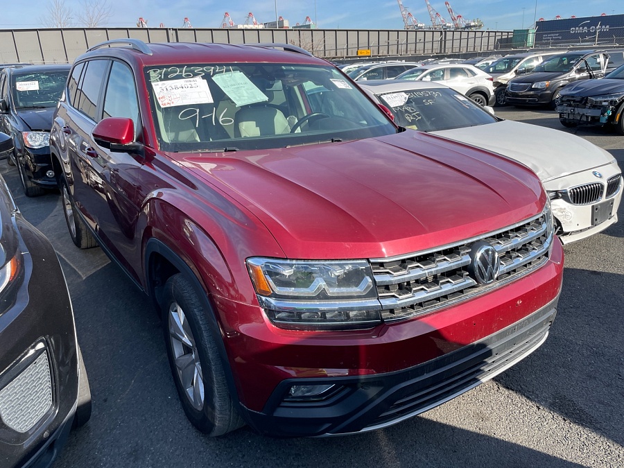 Volkswagen Atlas 3.6L V6 Se 2018 Red 3.6L vin: 1V2KR2CA8JC542721