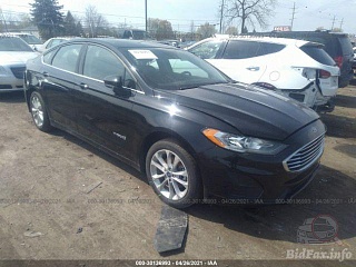 Ford Fusion Hybrid Se 2019 Black 2.0L vin: 3FA6P0LU8KR166909