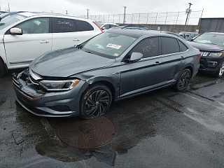 Volkswagen Jetta Sel Premium 2019 Gray 1.4L 4 vin: 3VWG57BU8KM230861