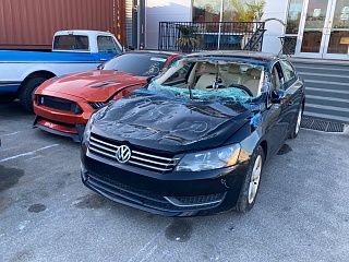 Volkswagen Passat Se 2013 Black 2.5L 5 vin: 1VWBH7A36DC002338