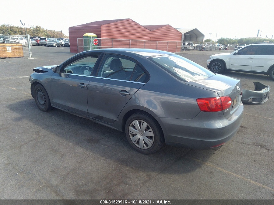  2013 VOLKSWAGEN JETTA VIN  3VWDP7AJ8DM405939