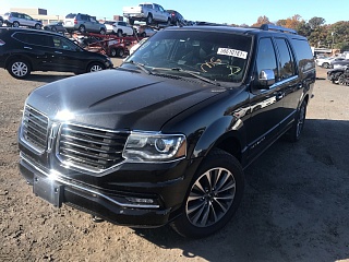 Lincoln Navigator L 2015 Black 3.5L 6 vin: 5LMJJ3JT3FEJ10718