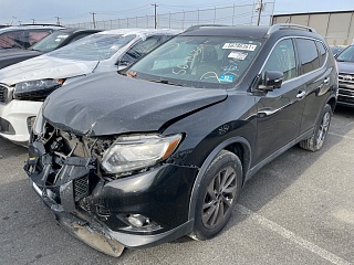 Nissan Rogue SL 2015 Black 2.5L 4 vin: 5N1AT2MV3FC885116