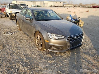 Audi A4 Premium Plus 2017 Silver 2.0L 4 vin: WAUENAF45HN017959