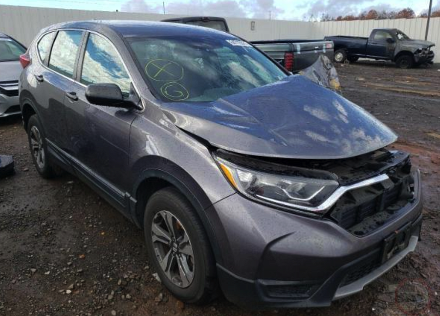 Honda Cr-V Lx 2019 Gray 2.4L 4 vin: 2HKRW6H38KH227174