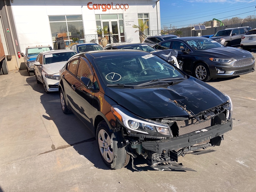 Kia Forte Lx 2018 Black 2.0L 4 vin: 3KPFK4A71JE273822