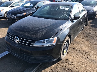 Volkswagen Jetta S 2016 Black 1.4L 4 vin: 3VW267AJ8GM276003