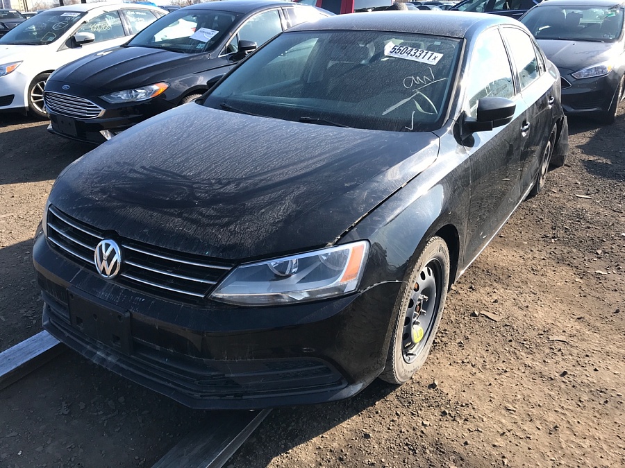 Volkswagen Jetta S 2016 Black 1.4L 4 vin: 3VW267AJ8GM276003