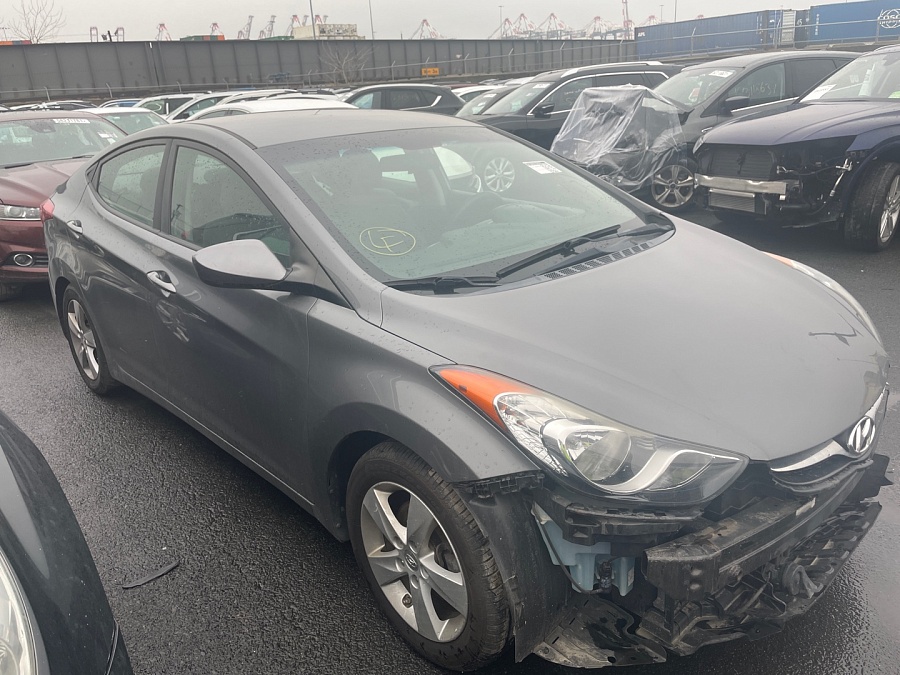 Hyundai Elantra Gls 2013 Gray 1.8L 4 vin: 5NPDH4AEXDH369596