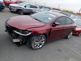 Chrysler 200 S 2015 Burgundy 2.4L 4 vin: 1C3CCCBB4FN749288