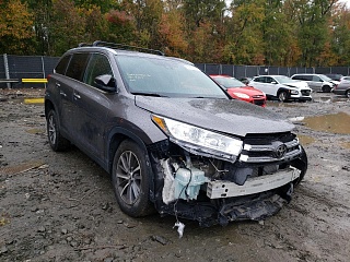 2019 Toyota Highlander Se/xle vin: 5TDKZRFHXKS560107