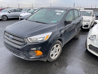 Ford Escape S 2017 Black 2.5L 4 vin: 1FMCU0F76HUC89553
