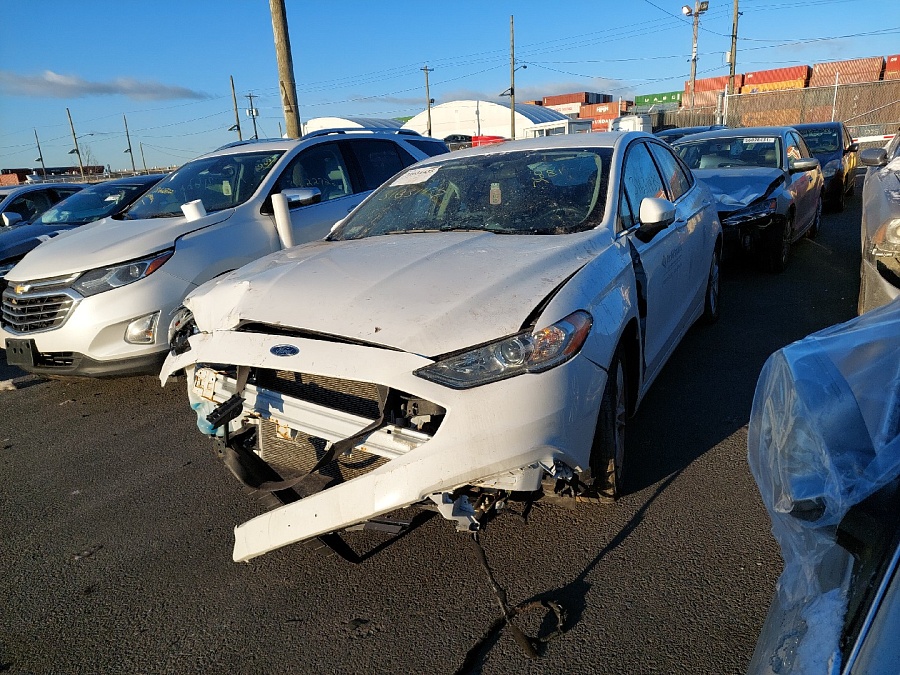 Ford Fusion Se 2018 White 2.5L vin: 3FA6P0H78JR105819