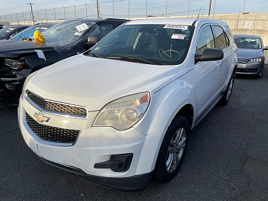 Chevrolet Equinox Ls 2012 White 2.4L 4 vin: 2GNALBEK8C1202909