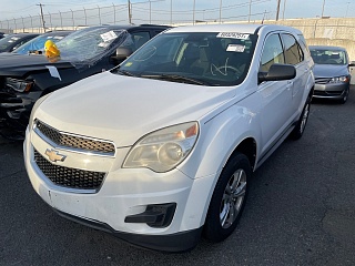 Chevrolet Equinox Ls 2012 White 2.4L 4 vin: 2GNALBEK8C1202909