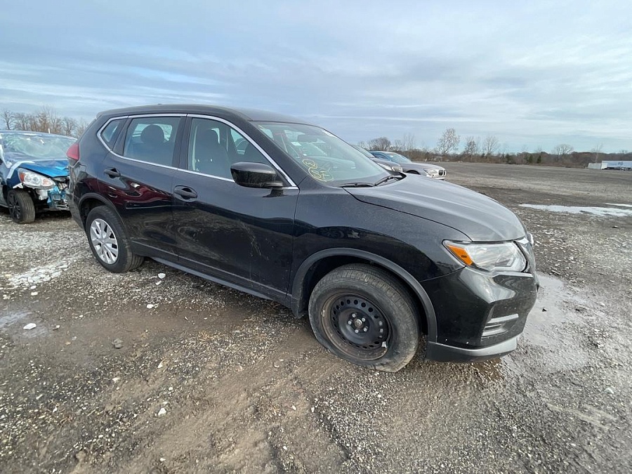 Nissan Rogue Sv 2017 Black 2.5L 4 vin: 5N1AT2MV9HC811265