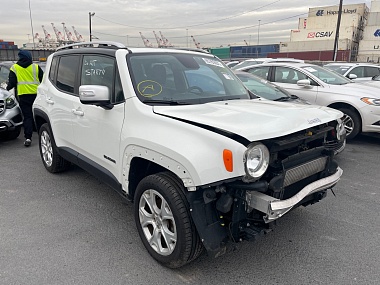 Jeep Renegade Limited 2016 White 2.4L 4 vin: ZACCJBDT8GPD27969