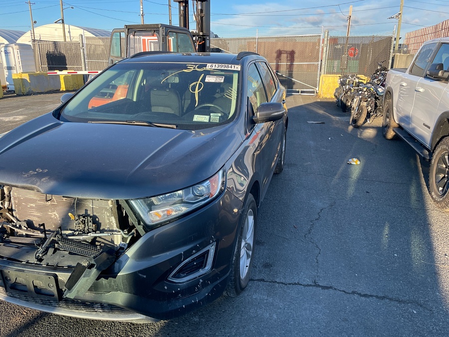Ford Edge Sel 2015 Charcoal 2.0L 4 vin: 2FMPK4J90FBC21517