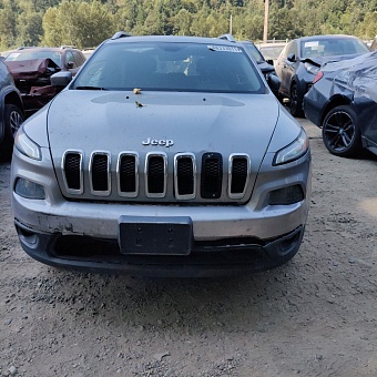 Jeep Cherokee Latitude 2015 Silver 2.4L 4 vin: 1C4PJLCB6FW771191