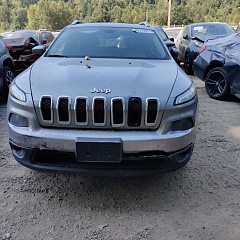Jeep Cherokee Latitude 2015 Silver 2.4L 4 vin: 1C4PJLCB6FW771191