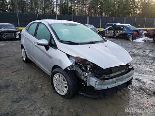 Ford Fiesta S 2017 Silver 1.6L 4 vin: 3FADP4AJ8HM146091