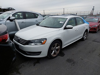 Volkswagen Passat Se 2013 White 2.5L 5 vin: 1VWBP7A38DC049101