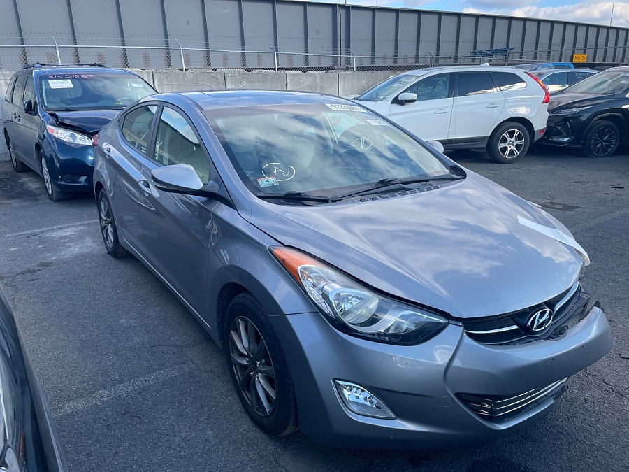 Hyundai Elantra Gls 2012 Gray 1.8L 4 vin: KMHDH4AE6CU211465