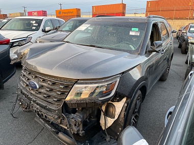 Ford Explorer Sport 2017 Gray 3.5L vin: 1FM5K8GT1HGA30881