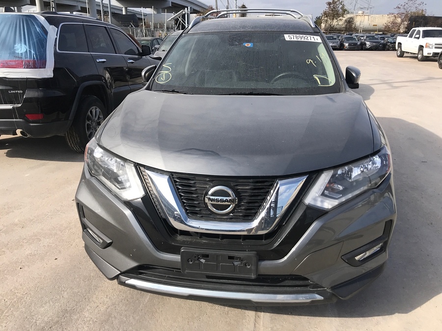 Nissan Rogue S 2018 Charcoal 2.5L 4 vin: JN8AT2MT1JW452747