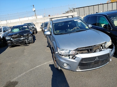 Mitsubishi Outlander Gt 2012 Silver 3.0L 6 vin: JA4JT5AX9CU010215