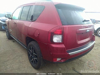 Jeep Compass High Altitude 2017 Red 2.4L vin: 1C4NJCEB2HD200056