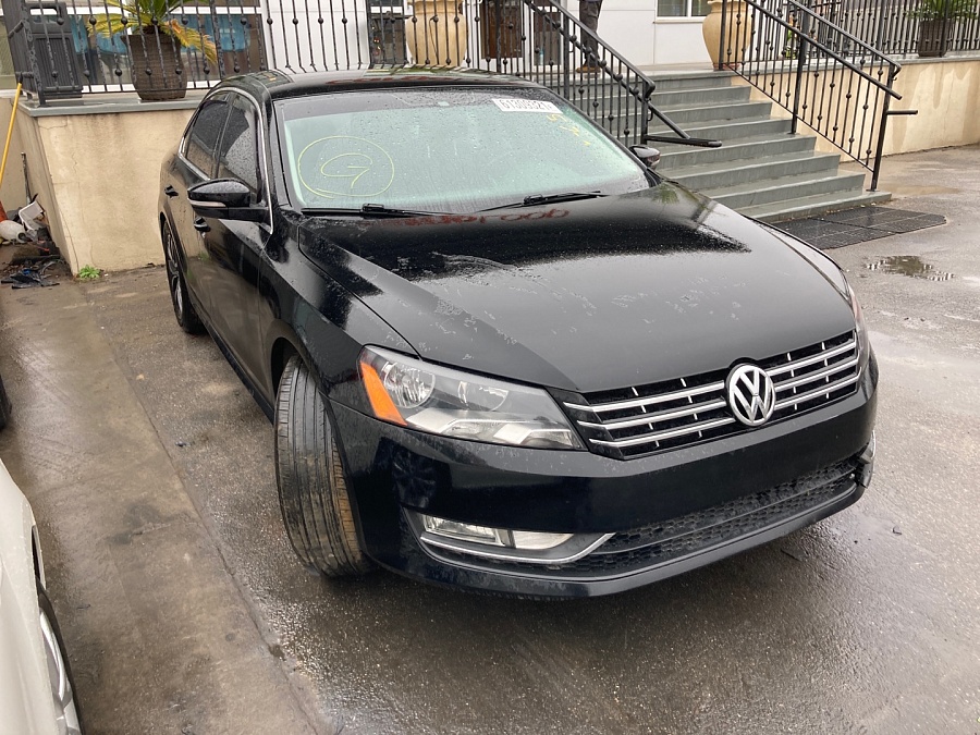 Volkswagen Passat S 2015 Black 1.8L 4 vin: 1VWAS7A39FC106581