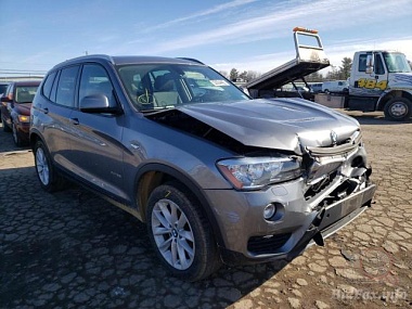 Bmw X3 Xdrive28I 2017 Gray 2.0L 4 vin: 5UXWX9C31H0W72188