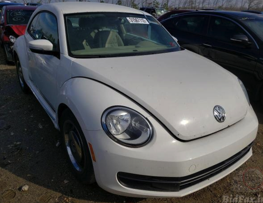 Volkswagen Beetle 2012 White 2.5L 5 vin: 3VWJX7ATXCM660773