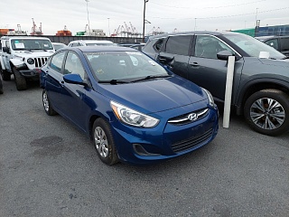 Hyundai Accent Gls 2015 Blue 1.6L 4 vin: KMHCT4AE1FU888258