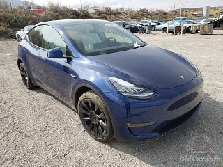 Tesla Model Y 2021 Blue vin: 5YJYGDEE9MF176417