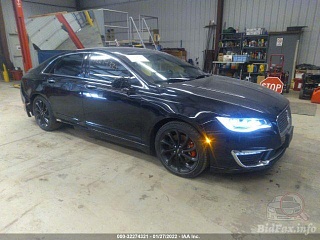  Lincoln Mkz Reserve 2017 Black 3.0L vin: 3LN6L5FC4HR605694