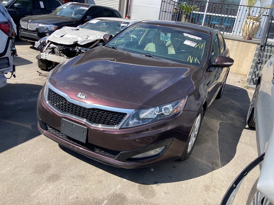 Kia Optima Ex 2013 Burgundy 2.4L 4 vin: 5XXGN4A77DG238841
