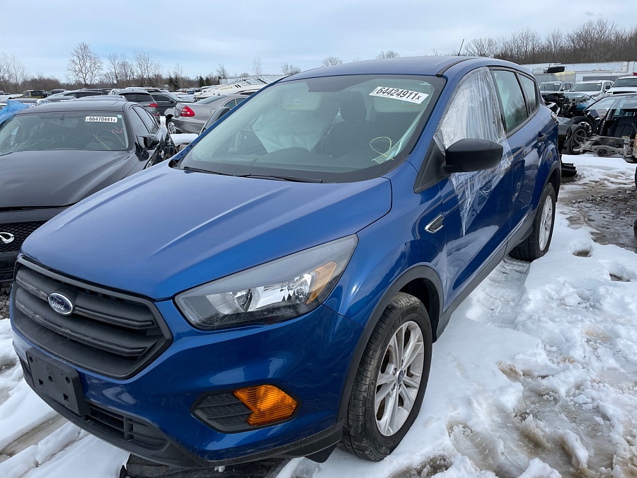  Ford Escape S 2018 Blue 2.5L 4 vin: 1FMCU0F73JUD20814