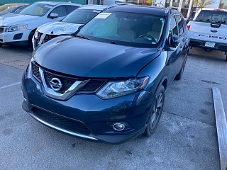 Nissan Rogue Sl 2016 Blue 2.5L vin: 5N1AT2MT3GC826387
