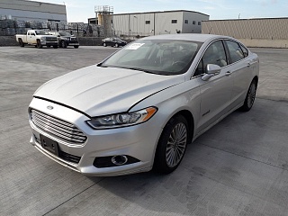Ford Fusion Titanium Hybrid 2013 Silver 2.0L vin: 3FA6P0RU6DR386589