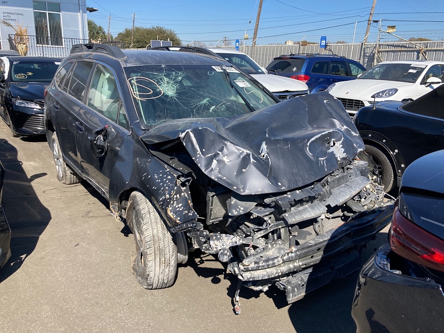 Subaru Outback 2.5I Premium 2019 Gray 2.5L 4 vin: 4S4BSAFC5K3271188