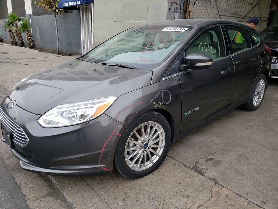 Ford Focus Bev 2016 Charcoal vin: 1FADP3R49GL221258