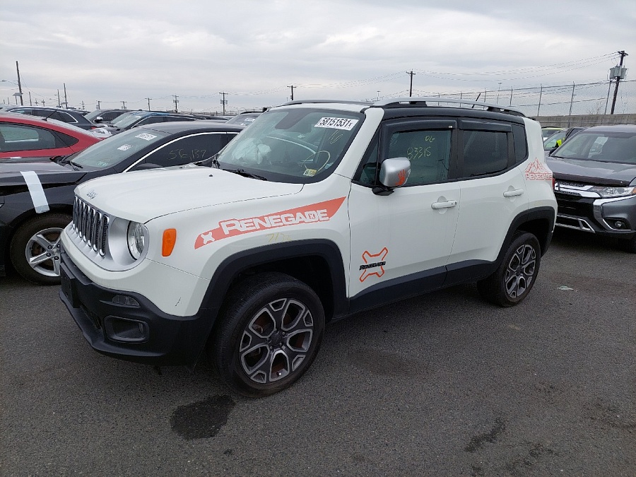 2016 Jeep Renegade Limited vin: ZACCJBDT9GPE26820